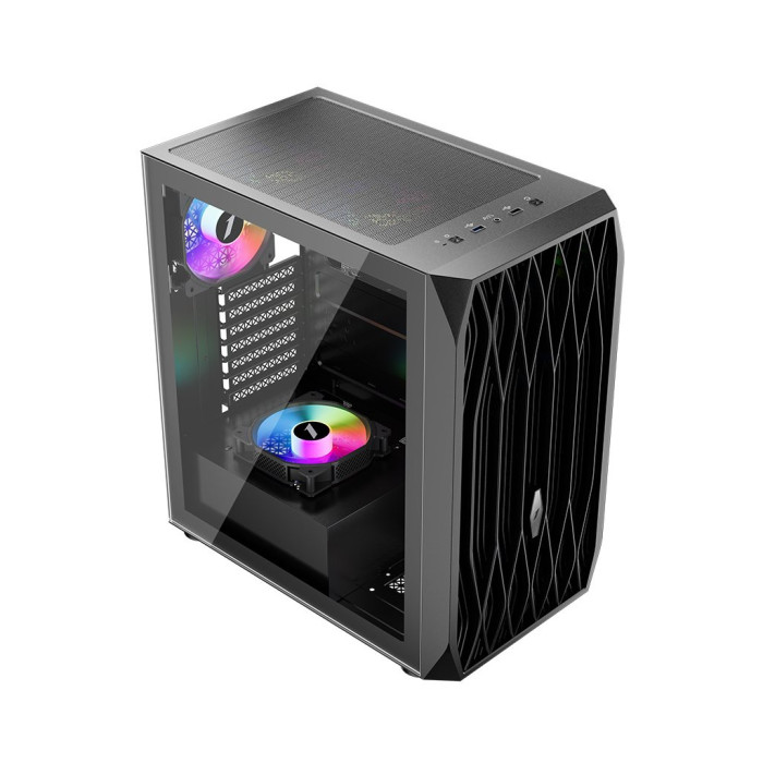 Корпус для ПК 1stPlayer AY7-BK-4F1