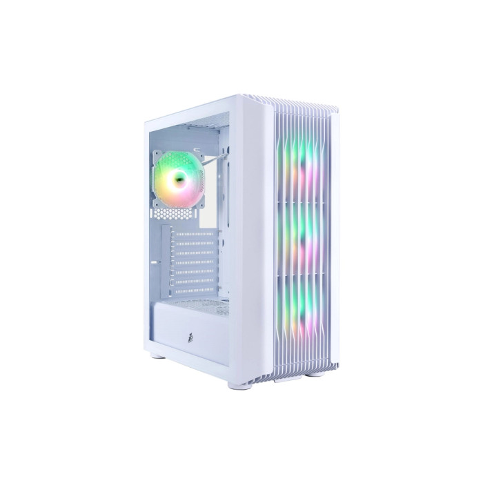 Корпус для ПК 1stPlayer H6-WH-4F7-W