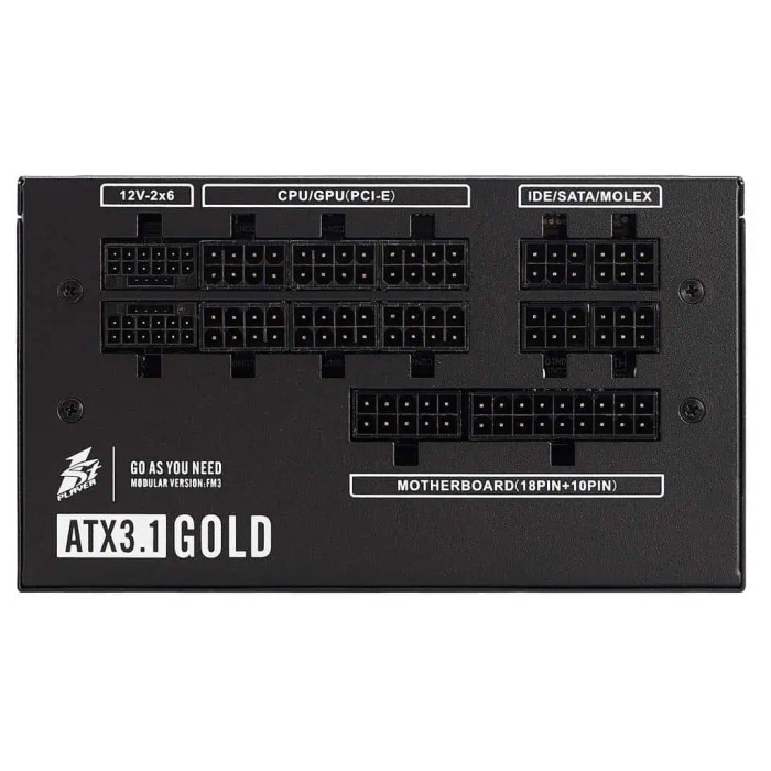 Блок живлення 1stPlayer 1200W (NGDP-GLD-1200-BK-EU)