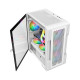 Корпус для ПК 1stPlayer T3-WH-4F1-W