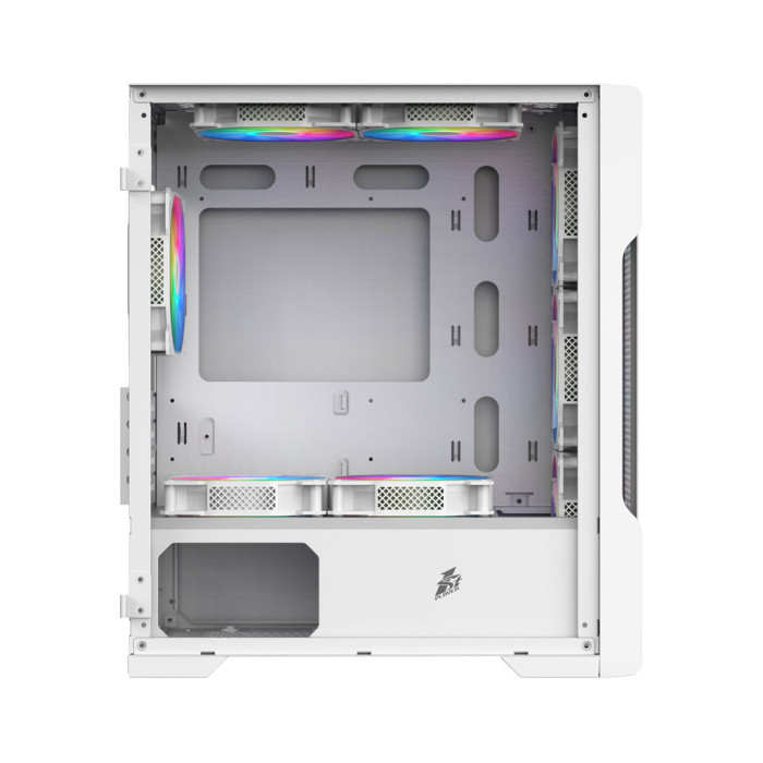 Корпус для ПК 1stPlayer T3-WH-4F1-W