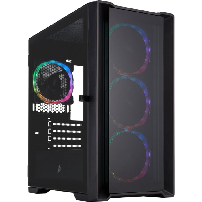 Корпус для ПК 1stPlayer T4-G-BK-4FS7