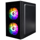 Корпус для ПК 1stPlayer X1-BK-3F1-PS-600FK-EU