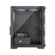 Корпус для ПК 1stPlayer X2-M-BK-4F1-PS-600FK-EU