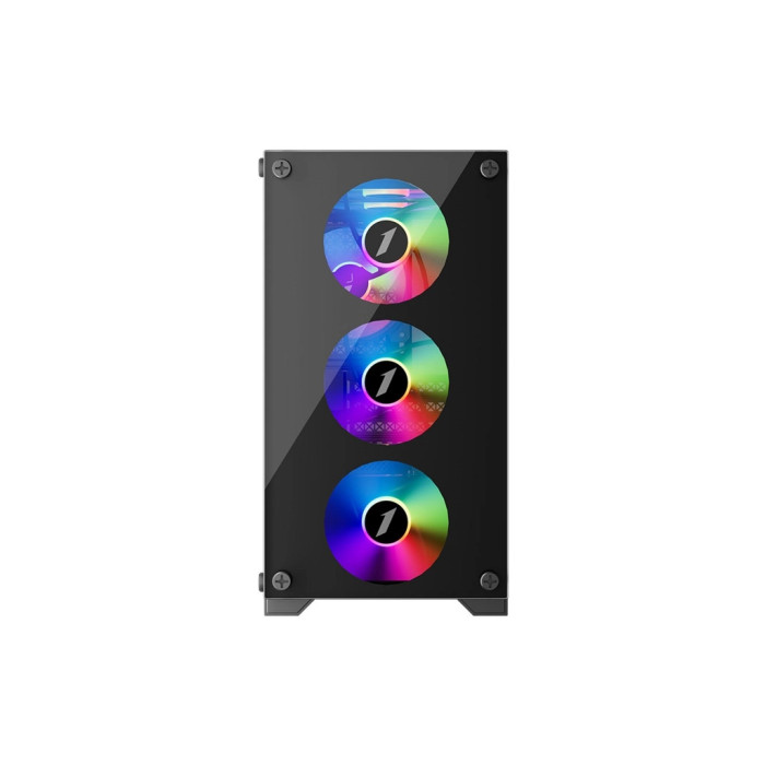 Корпус для ПК 1stPlayer X2-M-BK-4F1