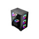 Корпус для ПК 1stPlayer X2-M-BK-4F1