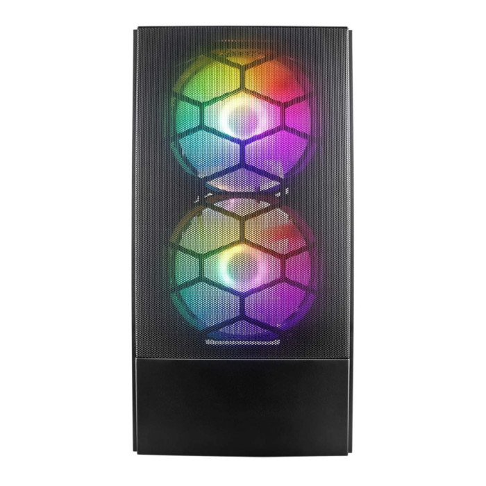Корпус для ПК 1stPlayer X4-M-BK-2F1P-1F1