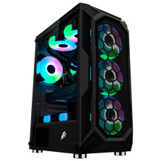 Корпус для ПК 1stPlayer X6-BK-4F1