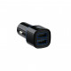 Зарядний пристрій 2E Dual USB Car Charger 2.4A&2.4A, black (2E-ACR01-B)