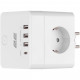 Мережевий фільтр живлення 2E 3*USB-A, 1*USB-C, white (2E-AD431WH)