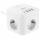 Мережевий фільтр живлення 2E 3*USB-A, 1*USB-C, 1.5м, white (2E-ADC331WH)