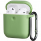 Чохол 2E для Apple AirPods Pure Color Silicone 3.0 мм Light green (2E-AIR-PODS-IBPCS-3-LGR)