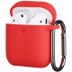 Чохол 2E для Apple AirPods Pure Color Silicone 3.0 мм Red (2E-AIR-PODS-IBPCS-3-RD)