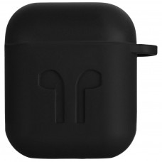 Чохол 2E для Apple AirPods Pure Color Silicone Imprint 1.5 мм Black (2E-AIR-PODS-IBSI-1.5-BK)