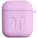 Чохол 2E для Apple AirPods Pure Color Silicone Imprint 1.5 мм Lavende (2E-AIR-PODS-IBSI-1.5-LV)