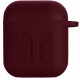 Чохол 2E для Apple AirPods Pure Color Silicone Imprint 1.5 мм Marsala (2E-AIR-PODS-IBSI-1.5-M)