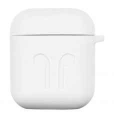 Чохол 2E для Apple AirPods Pure Color Silicone Imprint 1.5 мм White (2E-AIR-PODS-IBSI-1.5-WT)