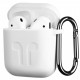 Чохол 2E для Apple AirPods Pure Color Silicone Imprint 1.5 мм White (2E-AIR-PODS-IBSI-1.5-WT)