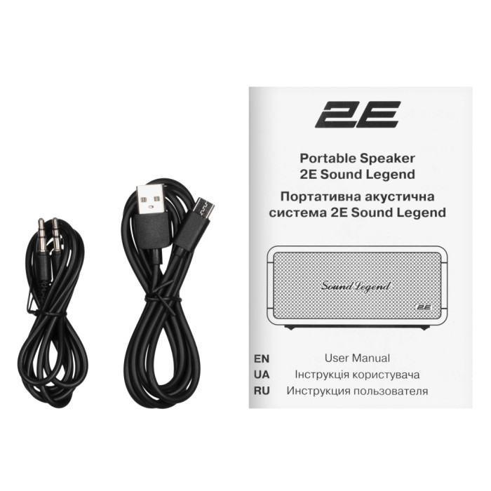 Акустична система 2E SoundLegend PowerBank IPX6 RGB Black (2E-BSSLWBK)
