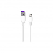 Дата кабель USB 2.0 AM to Lightning 1.0m Glow white 2E (2E-CCAL-WH)