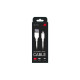 Дата кабель USB 2.0 AM to Micro 5P 1.0m Glow white 2E (2E-CCAM-WH_)