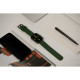 Смарт-годинник 2E Alpha SQ Music Edition 46mm Black-Green + ремінець сірий (2E-CWW40BKGN-WS)
