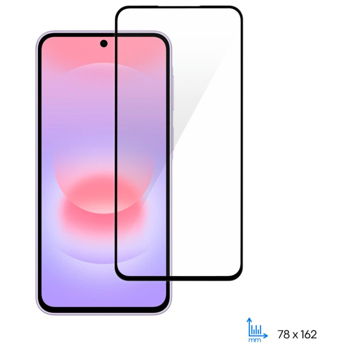 Скло захисне 2E 2.5D FCFG Samsung Galaxy A37 5G (A376) Black (2E-G-A37-SMFCFG-BB)