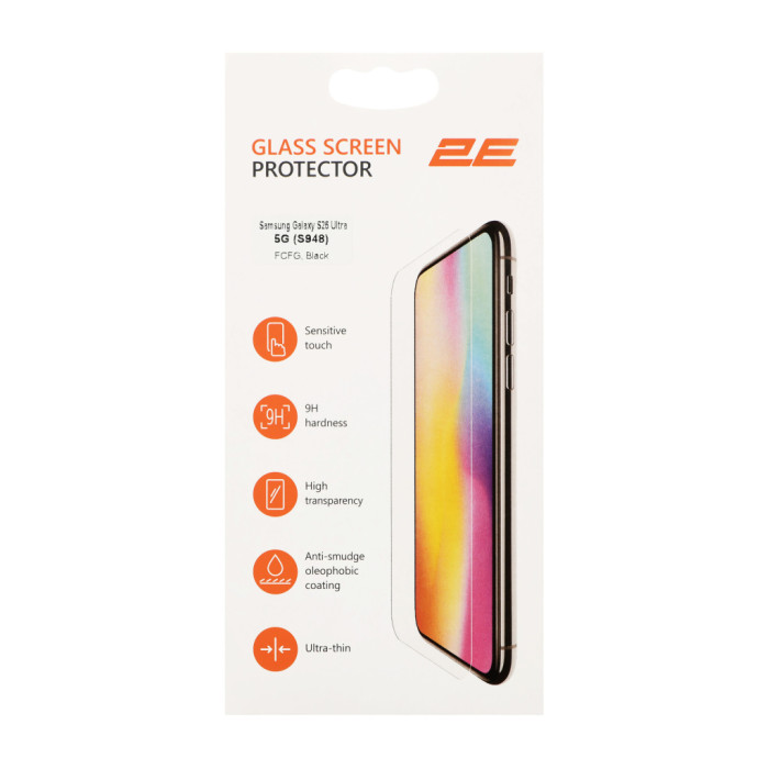 Скло захисне 2E 2.5D FCFG Samsung Galaxy S26 Ultra 5G (S948) Black (2E-G-S26U-SMFCFG-BB)