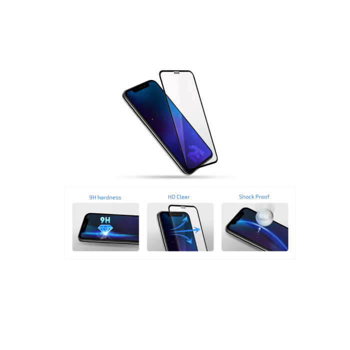 Скло захисне 2E iPhone 15 Pro 2.5D FCFG black (2E-IP-15P-6.1-SMFCFG-BB)