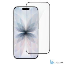 Скло захисне 2E 2.5D FCFG iPhone 17 Black (2E-IP-17.-6.3-SMFCFG-BB)