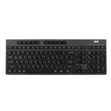 Клавіатура 2E KS280 Wireless Black/Gray (2E-KS280WBGR_AK)