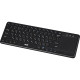 Клавіатура 2E KT100 Touch Wireless UA Black (2E-KT100WB_UA)