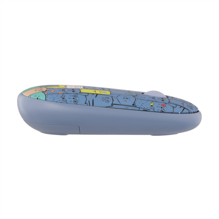 Мишка 2E MF300 PETSCATS Silent Wireless/Bluetooth Blue (2E-MF300WPETSBL)