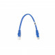 Патч-корд 2E 0.2м, Cat.5e UTP, RJ45, 26AWG ,7/0.16 Cu, PVC, Blue (2E-PC5ECOP-020BL)