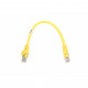 Патч-корд 2E 0.2м, Cat.5e UTP, RJ45, 26AWG ,7/0.16 Cu, PVC, Yellow (2E-PC5ECOP-020YLW)