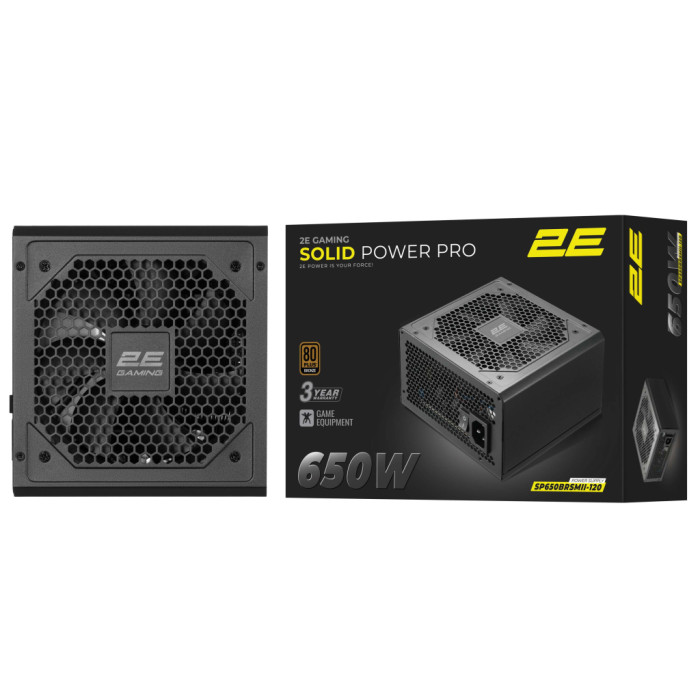 Блок живлення 2E 650W Solid Power Pro ATX3.1 GEN5.0 (2E-SP650BRSMII-120)