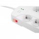 Мережевий фільтр живлення 2E 8XSchuko, 3G*1.5мм, 4*USB-A, 3м, white (2E-SP815M3USBWH)