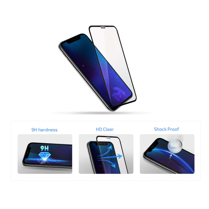 Скло захисне 2E TECNO Spark 10 (KI5q) 2.5D FCFG black (2E-TC-SP10-SMFCFG-BB)