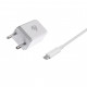 Зарядний пристрій 2E USB Wall Charger USB:DC5V/2.1A +кабель MicroUSB 2.4A, white (2E-WC1USB2.1A-CM)