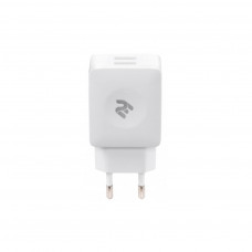 Зарядний пристрій 2E Wall for 2 USB - DC5.0V/4.2 A, white (2E-WC4USB-W)