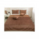 Покривало Руно двостороннє VeLour Шоколадне 180х220 см (340.55_Chocolate)