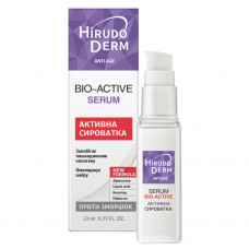 Сироватка для обличчя Біокон Hirudo Derm Anti-Age Bio-Active Serum Активна 22 мл (4820008311177)