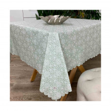 Скатертина Прованс непромокаюча Simfoni Lace on green 180х136 (4823093428140)