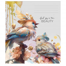 Зошит Школярик Beauty клітинка 48 аркушів (048-3268K)