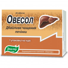 Вітамінно-мінеральний комплекс Евалар Овесол таб 0,25г № 40
