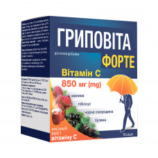 Вітамінно-мінеральний комплекс КРИГЕР ПОЛЬСКА СП ООО Гриповита форте саше № 10 (Витамин С 850мг + Цинк)