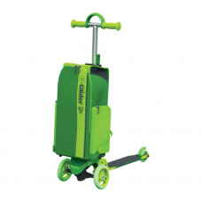 Самокат A-Toys Y Glider To Go XL, з рюкзаком, зелений (100913)