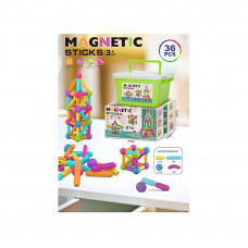 Конструктор A-Toys Magnetic Sticks 36 деталей в валізці (158-21)