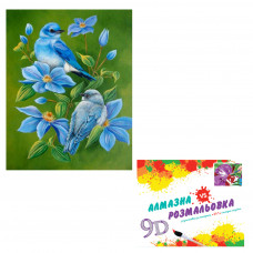 Картина по номерам A-Toys 2 в 1 Пташки 40*50см алмазна мозаїка (CY2259)