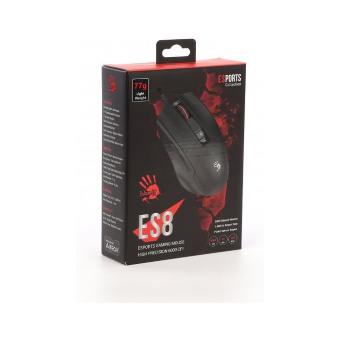 Мишка A4Tech Bloody ES8 USB Stone Black (4711421002196)